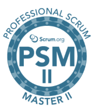 Professional Scrum Master II Logo